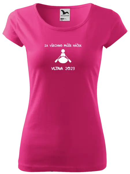 Dámské vodácké tričko Za všechno může háček