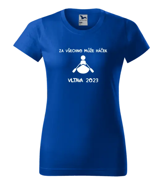 Dámské vodácké tričko Za všechno může háček