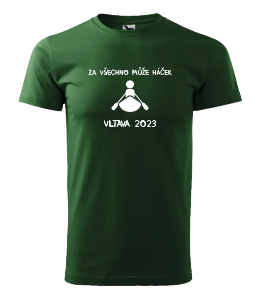 Pánské vodácké tričko Za všechno může háček