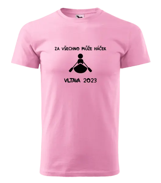 Pánské vodácké tričko Za všechno může háček