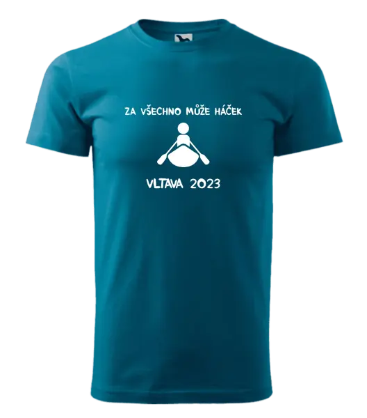Pánské vodácké tričko Za všechno může háček