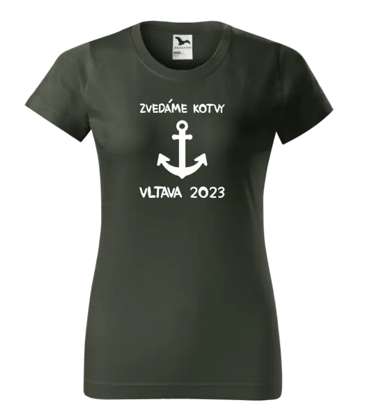 Dámské vodácké tričko Zvedáme kotvy