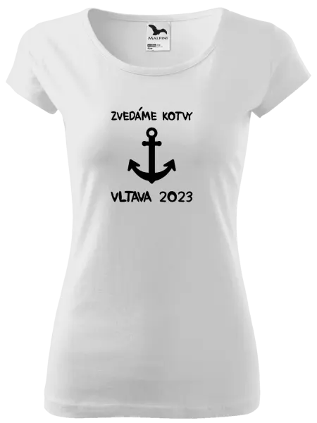 Dámské vodácké tričko Zvedáme kotvy