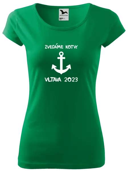 Dámské vodácké tričko Zvedáme kotvy