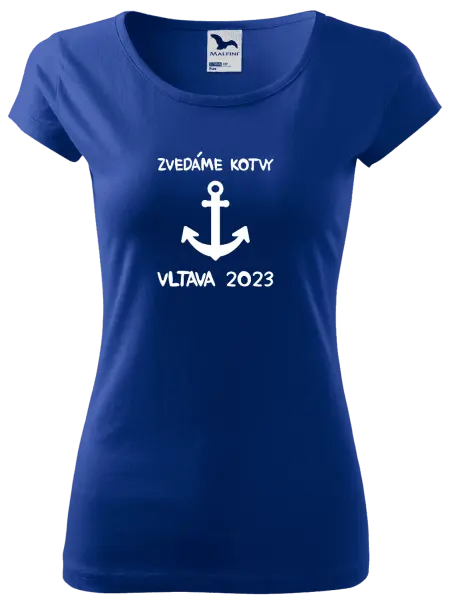 Dámské vodácké tričko Zvedáme kotvy