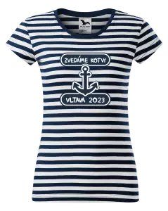 Dámské vodácké tričko Zvedáme kotvy