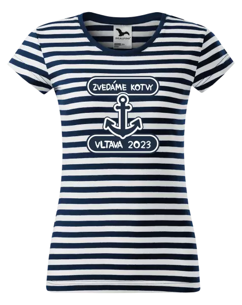 Dámské vodácké tričko Zvedáme kotvy