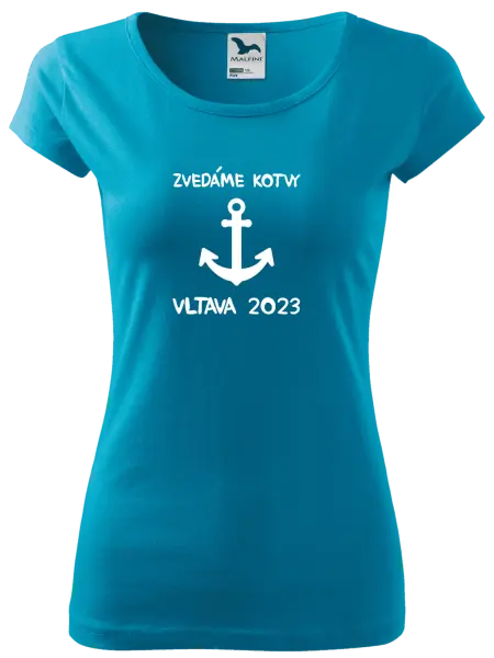 Dámské vodácké tričko Zvedáme kotvy