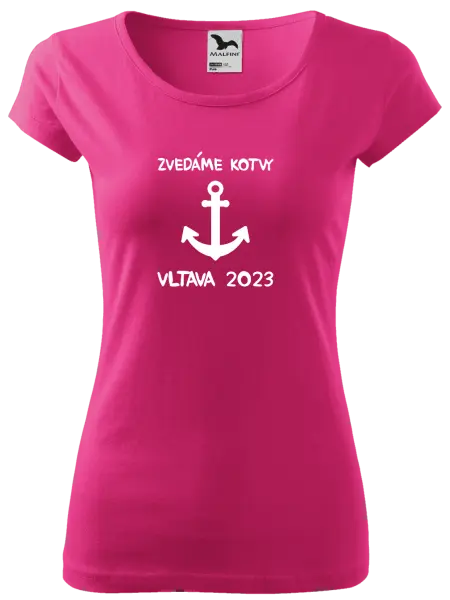 Dámské vodácké tričko Zvedáme kotvy