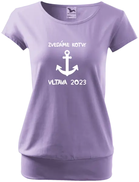 Dámské vodácké tričko Zvedáme kotvy