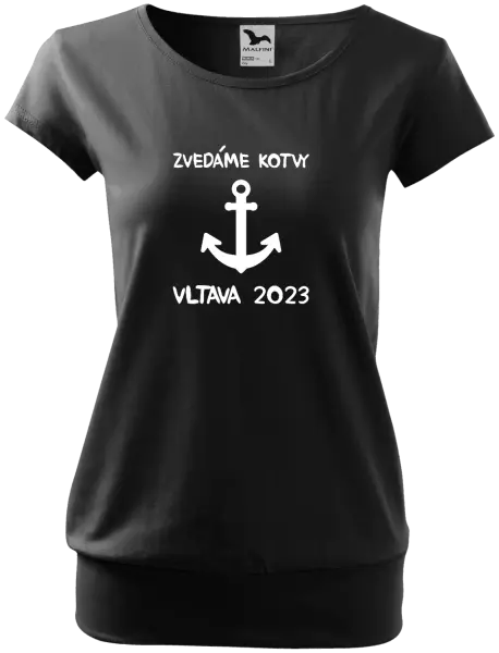 Dámské vodácké tričko Zvedáme kotvy
