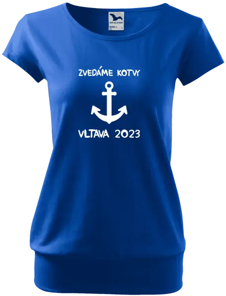 Dámské vodácké tričko Zvedáme kotvy