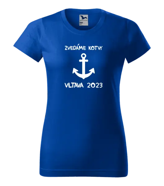 Dámské vodácké tričko Zvedáme kotvy