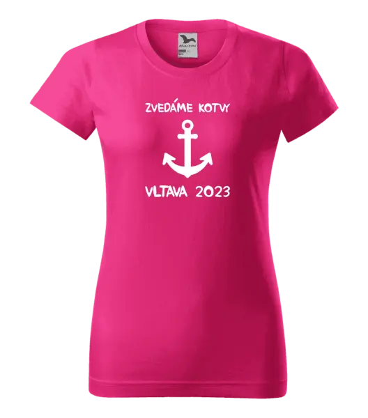 Dámské vodácké tričko Zvedáme kotvy