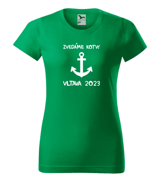 Dámské vodácké tričko Zvedáme kotvy