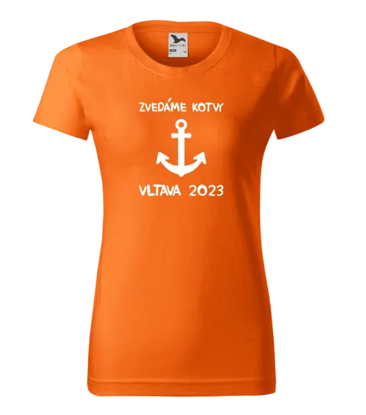 Dámské vodácké tričko Zvedáme kotvy