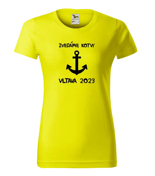 Dámské vodácké tričko Zvedáme kotvy
