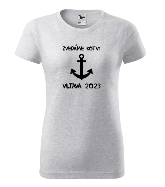 Dámské vodácké tričko Zvedáme kotvy