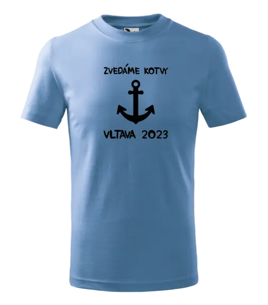 Dětské vodácké tričko Zvedáme kotvy