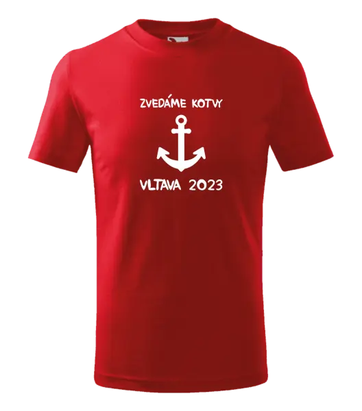 Dětské vodácké tričko Zvedáme kotvy