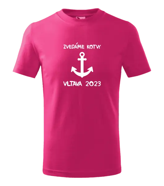 Dětské vodácké tričko Zvedáme kotvy