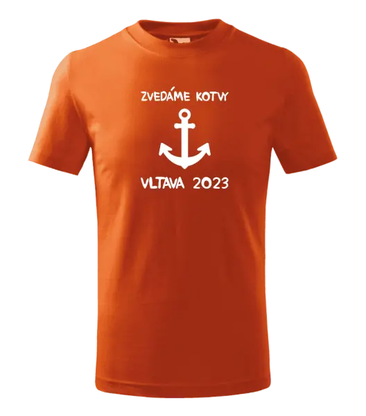 Dětské vodácké tričko Zvedáme kotvy