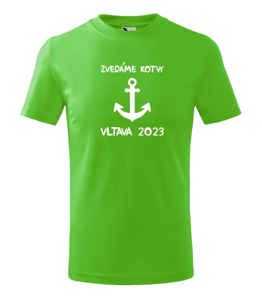 Dětské vodácké tričko Zvedáme kotvy