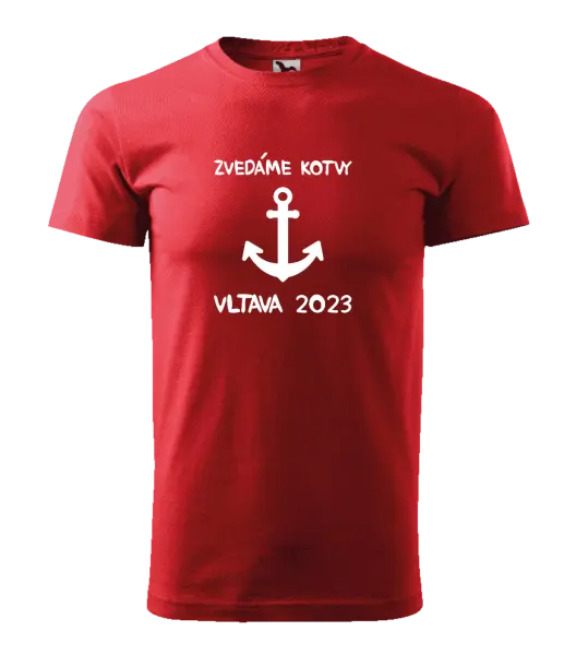 Pánské vodácké tričko Zvedáme kotvy