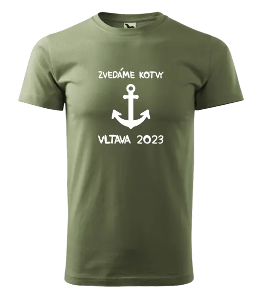 Pánské vodácké tričko Zvedáme kotvy