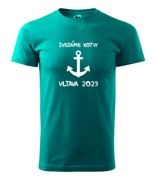 Pánské vodácké tričko Zvedáme kotvy