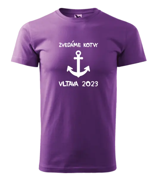 Pánské vodácké tričko Zvedáme kotvy