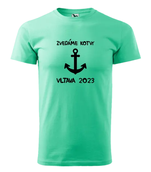 Pánské vodácké tričko Zvedáme kotvy