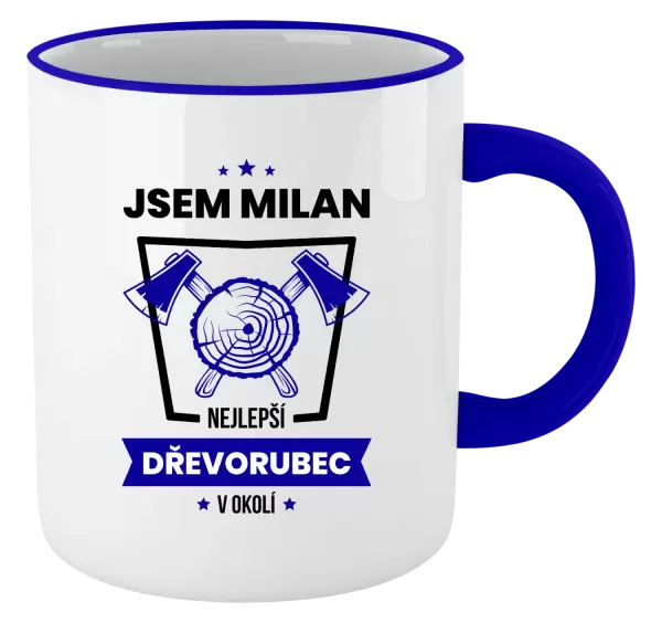 Hrnek Nejlepší v okolí - dřevorubec