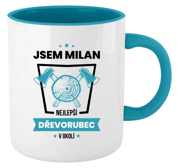 Hrnek Nejlepší v okolí - dřevorubec