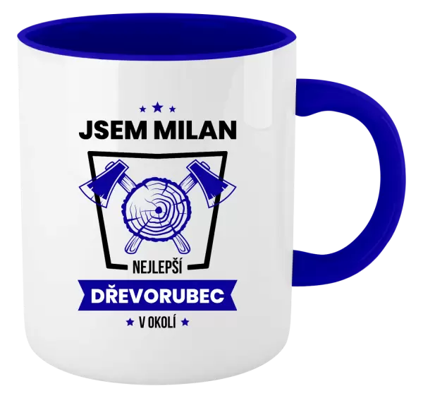 Hrnek Nejlepší v okolí - dřevorubec
