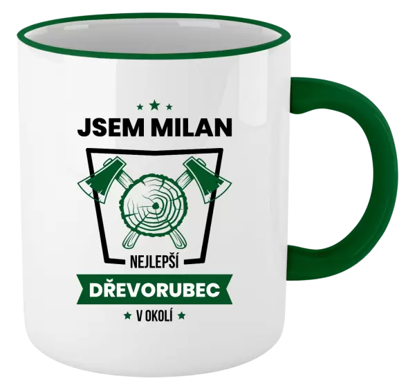 Hrnek Nejlepší v okolí - dřevorubec