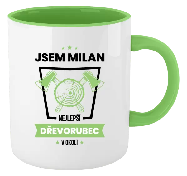 Hrnek Nejlepší v okolí - dřevorubec