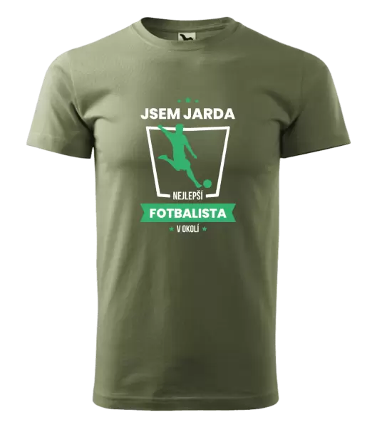 Pánské tričko Nejlepší v okolí - fotbalista