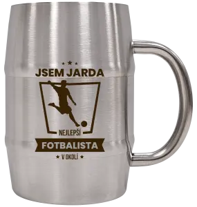 Nerezový chladicí půllitr Nejlepší v okolí - fotbalista