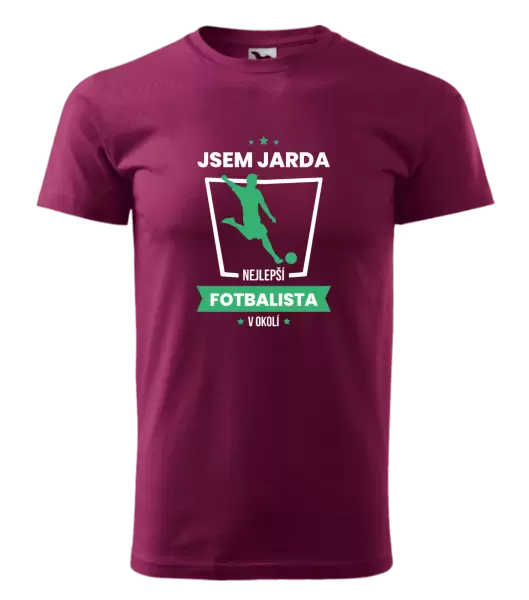 Pánské tričko Nejlepší v okolí - fotbalista