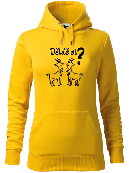 Dámská mikina Děláš si kozy?