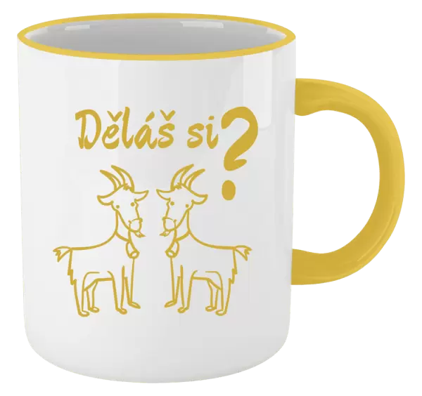 Hrnek Děláš si kozy?