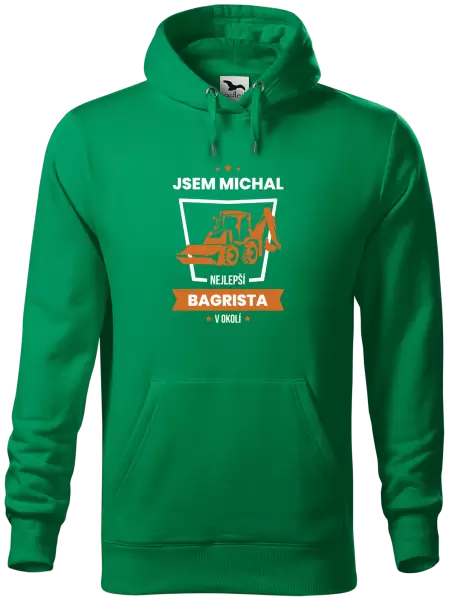 Pánská mikina Nejlepší v okolí - bagrista