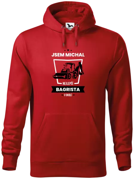 Pánská mikina Nejlepší v okolí - bagrista