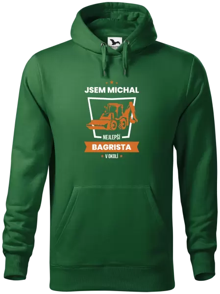 Pánská mikina Nejlepší v okolí - bagrista
