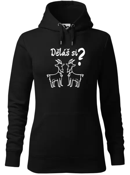 Dámská mikina Děláš si kozy?