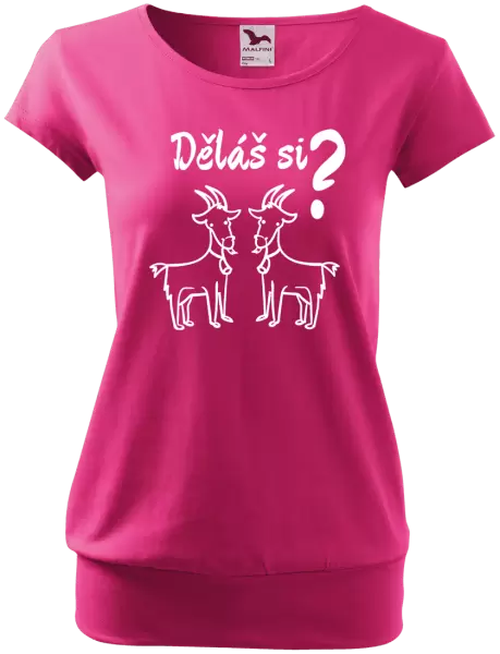 Dámské tričko Děláš si kozy?