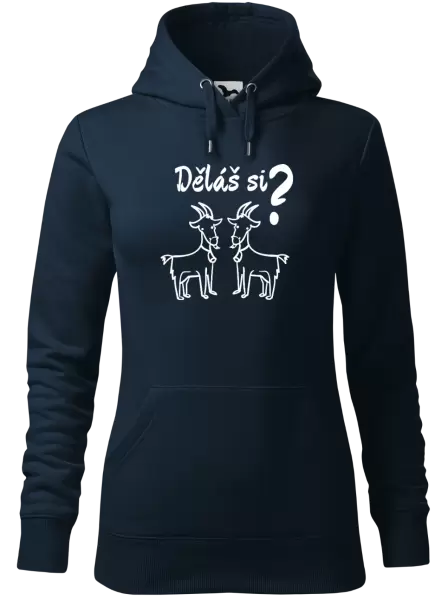 Dámská mikina Děláš si kozy?