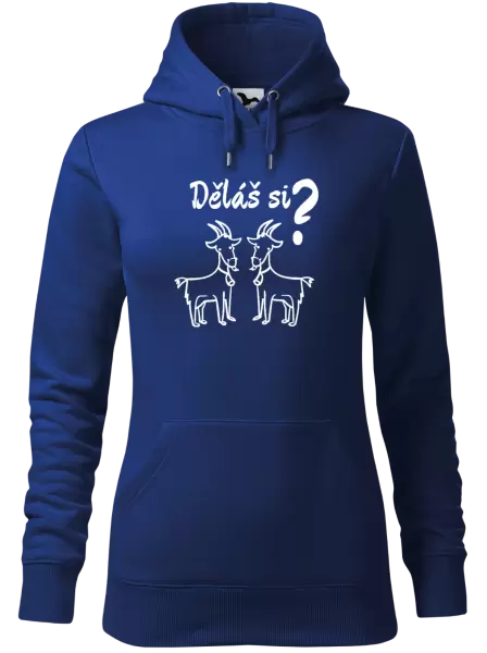 Dámská mikina Děláš si kozy?