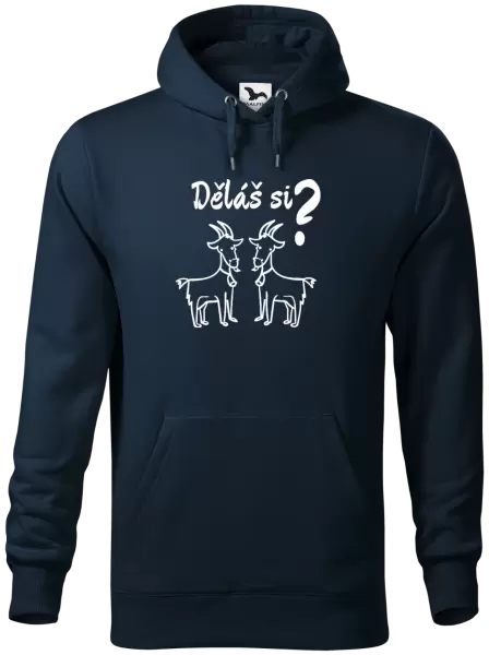 Pánská mikina Děláš si kozy?